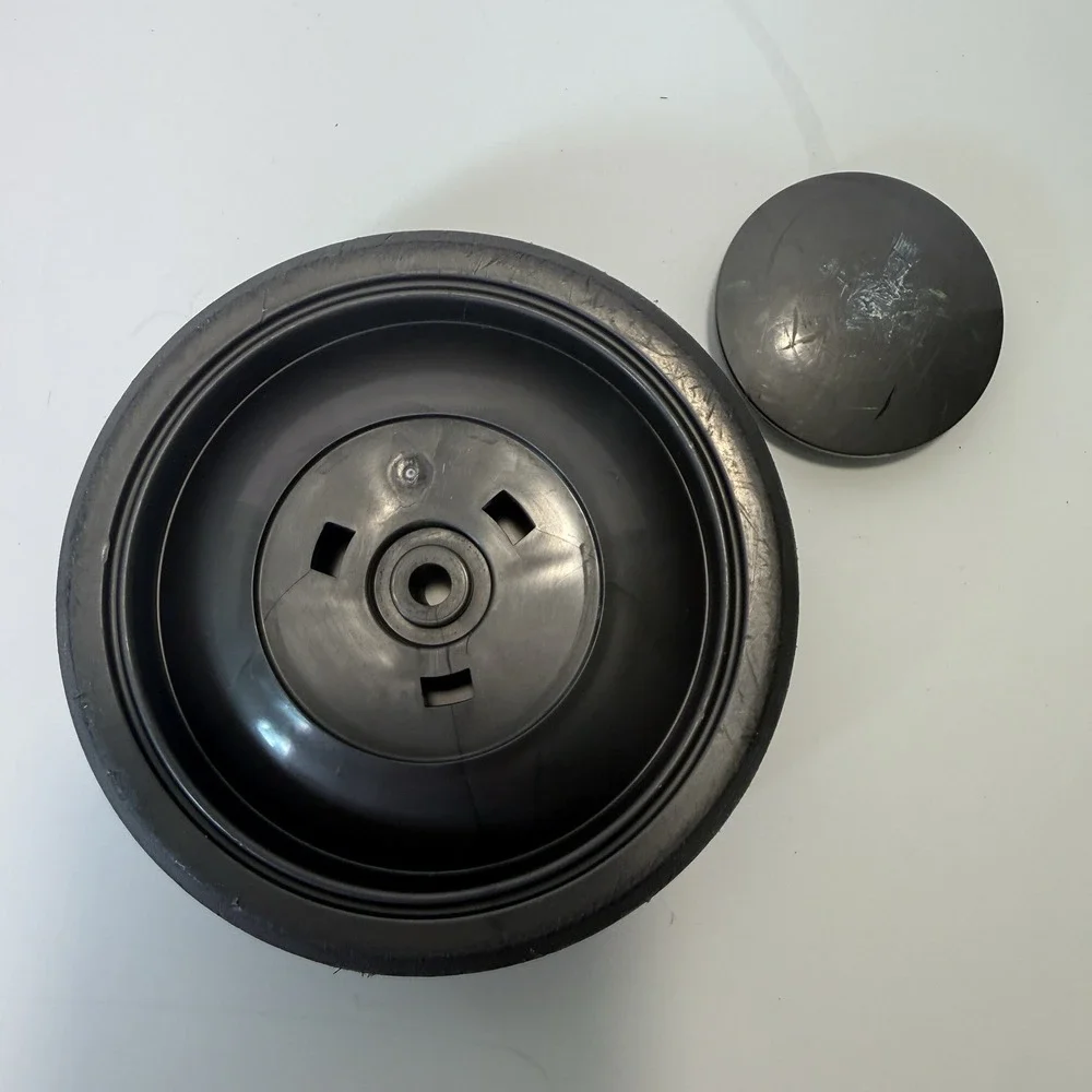 Dyson DC14 DC17 DC33 gray wheel replacement Part 04-2249 With Cap Pre-owned 2